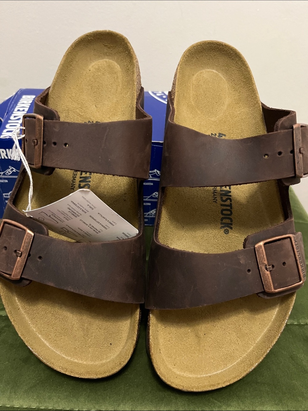 Birkenstock Arizona Two-Strap Sandals in Dark Brown - Picture 5 of 7